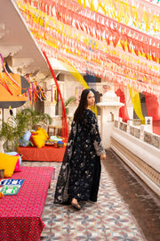 Florent Basant Chikankari Embroidered Lawn Unstitched 3Pc Suit FZ-8A