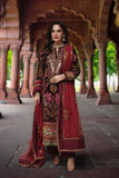 Sable Vogue Embroidered Velvet Unstitched 3 Piece Suit FC-06-23