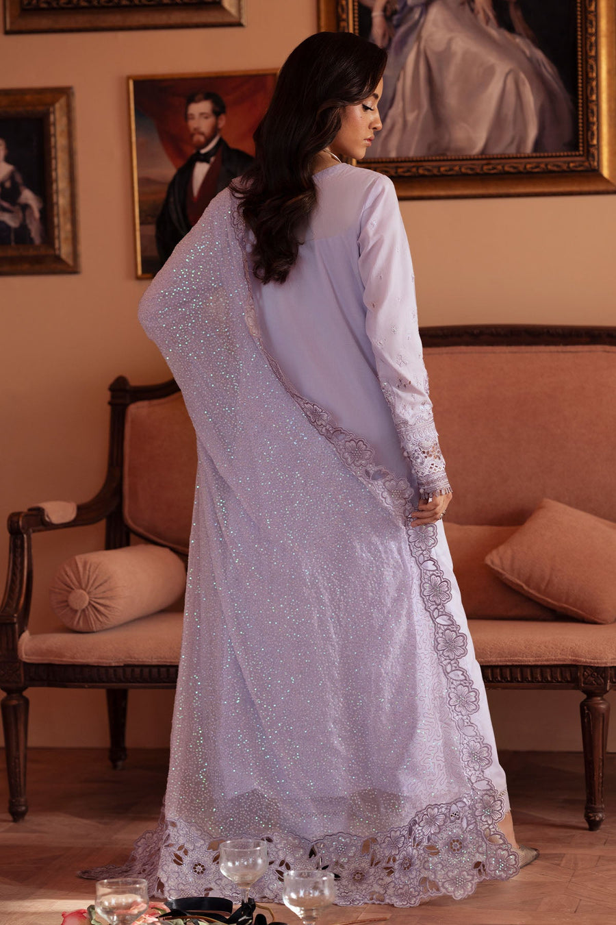 NUREH Feya Embroidered Lawn Unstitched 3Pc Suit FE-08