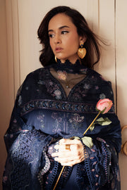 NUREH Feya Embroidered Lawn Unstitched 3Pc Suit FE-09
