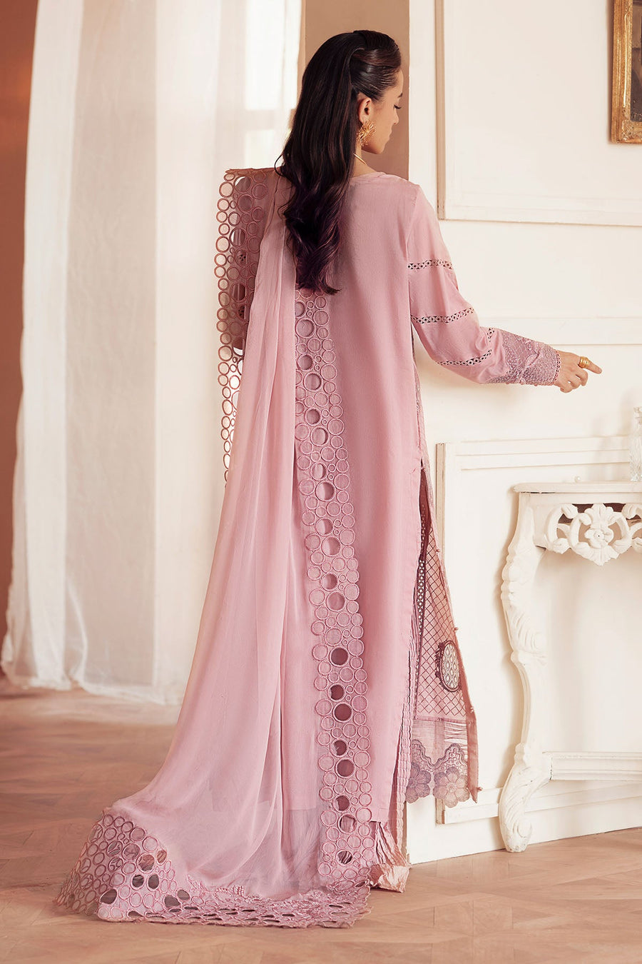 NUREH Feya Embroidered Lawn Unstitched 3Pc Suit FE-10
