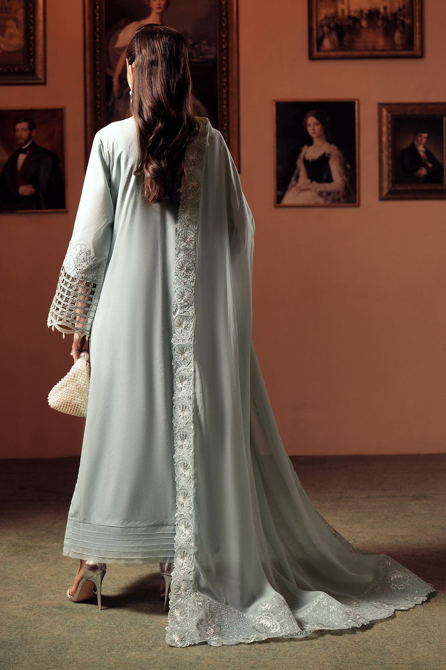 NUREH Feya Embroidered Lawn Unstitched 3Pc Suit FE-11