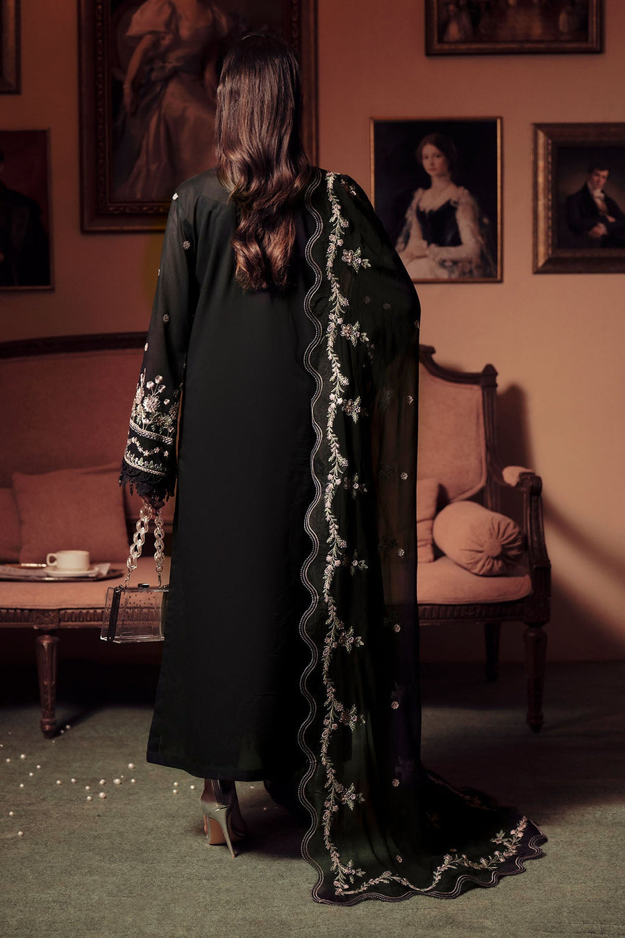 NUREH Feya Embroidered Lawn Unstitched 3Pc Suit FE-12
