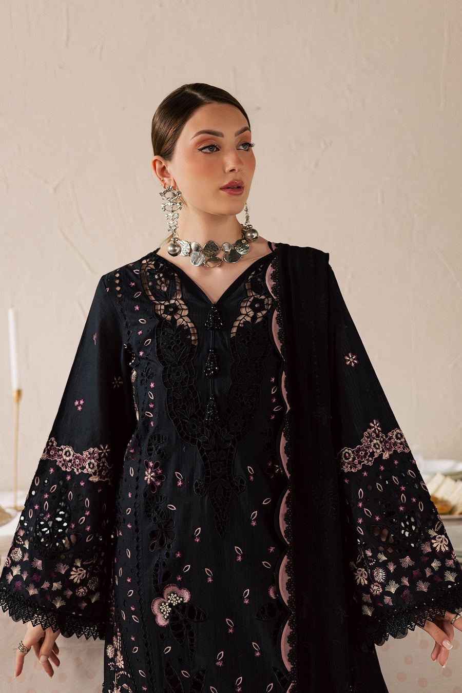 NUREH Feya Eid Edit Embroidered Lawn Unstitched 3Pc Suit FE-18