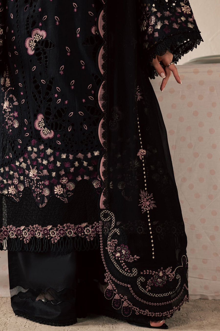 NUREH Feya Eid Edit Embroidered Lawn Unstitched 3Pc Suit FE-18
