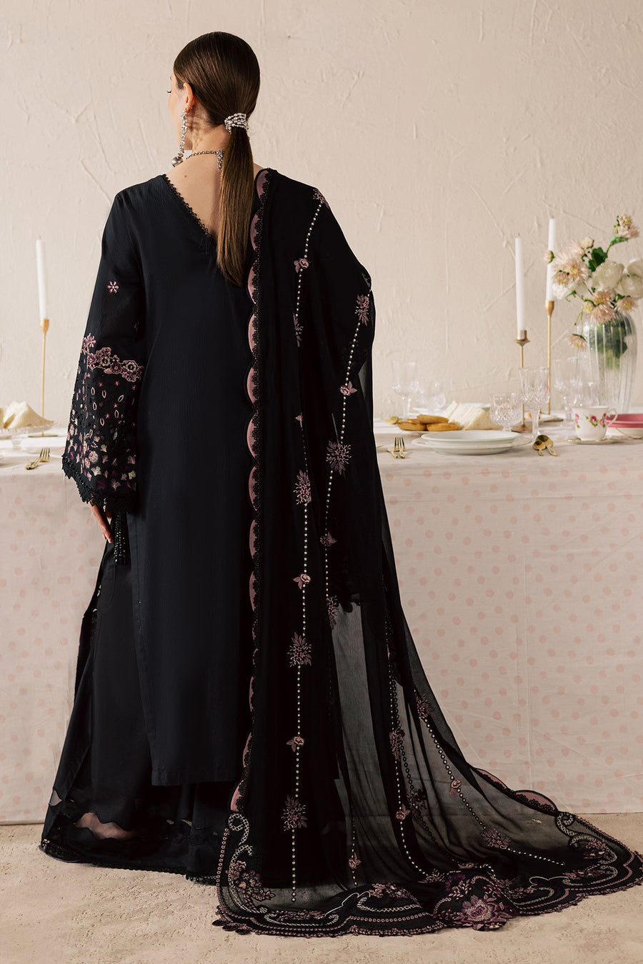 NUREH Feya Eid Edit Embroidered Lawn Unstitched 3Pc Suit FE-18