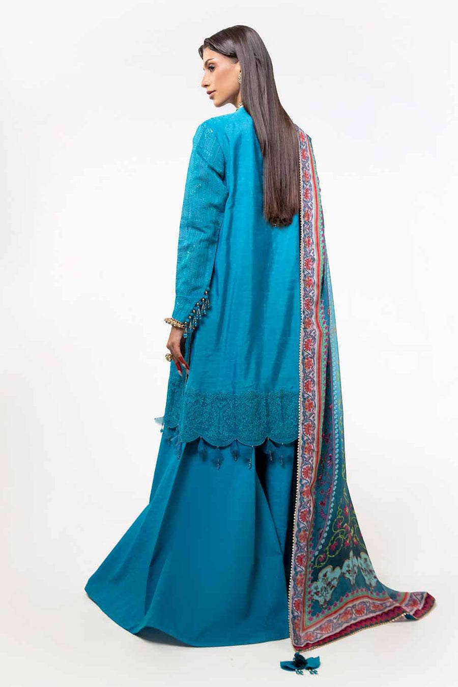 Gul Ahmed Eid ul Adha Embroidered Paper Cotton Unstitched 3Pc Suit FE-42001