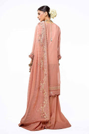 Gul Ahmed Eid ul Adha Embroidered Chiffon Unstitched 3Pc Suit FE-42011