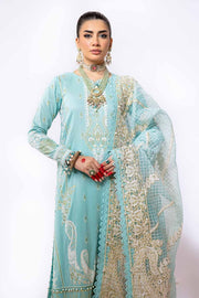Gul Ahmed Eid ul Adha Embroidered Lawn Unstitched 3Pc Suit FE-42022