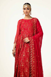 Gul Ahmed Eid ul Adha Embroidered Chiffon Unstitched 3Pc Suit FE-42023