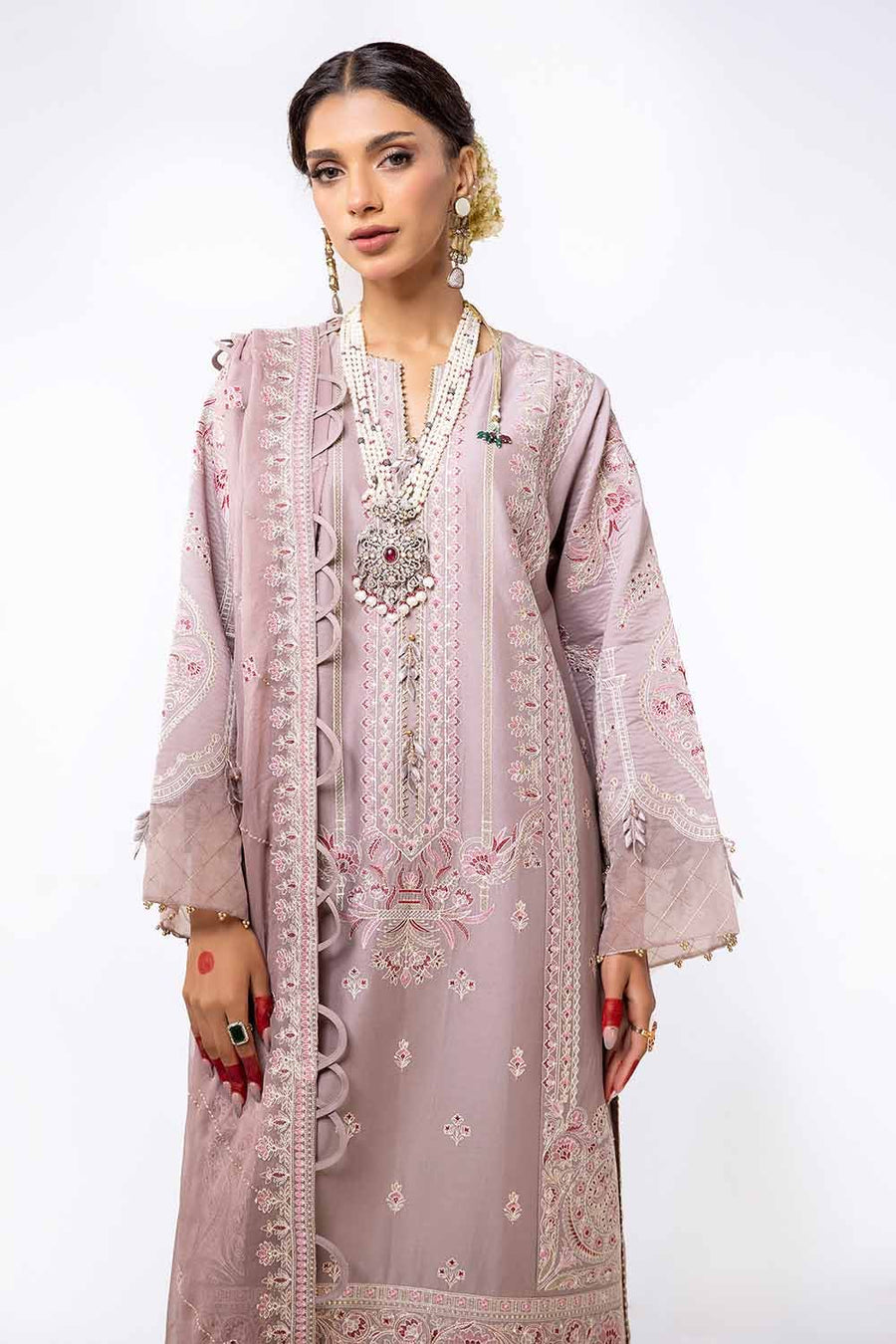 Gul Ahmed Eid ul Adha Embroidered Lawn Unstitched 3Pc Suit FE-42029