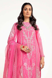 Gul Ahmed Eid ul Adha Embroidered Chiffon Unstitched 3Pc Suit FE-42032