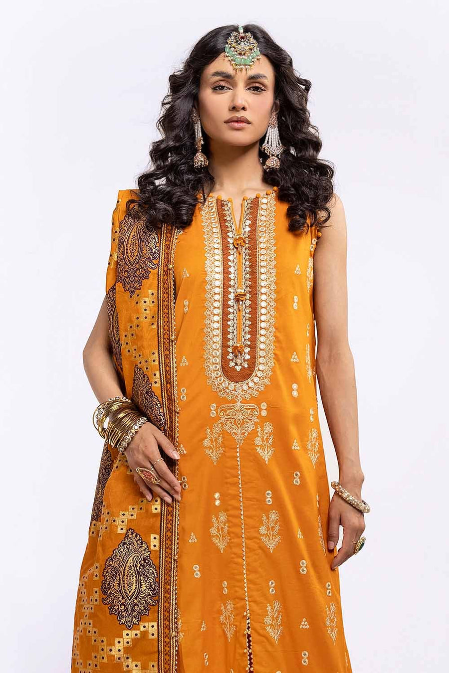 Gul Ahmed Eid ul Adha Embroidered Lawn Unstitched 3Pc Suit FE-42039