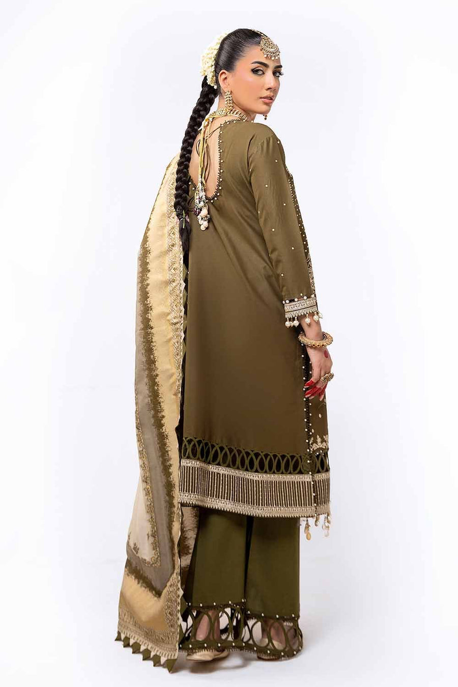 Gul Ahmed Eid ul Adha Embroidered Lawn Unstitched 3Pc Suit FE-42044