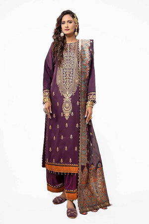 Gul Ahmed Eid ul Adha Embroidered Lawn Unstitched 3Pc Suit FE-42062