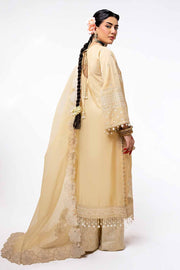 Gul Ahmed Eid ul Adha Embroidered Raw Silk Unstitched 3Pc Suit FE-42065