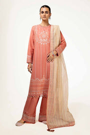 Gul Ahmed Eid ul Adha Embroidered Lawn Unstitched 3Pc Suit FE-42082