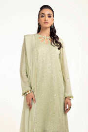 Gul Ahmed Sitara Embroidered Chiffon Unstitched 3Pc Suit FE-42084