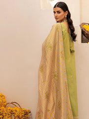 Gul Ahmed Sitara Embroidered Yarn Dyed Unstitched 3Pc Suit FE-42086