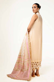 Gul Ahmed Sitara Embroidered Paper Cotton Unstitched 3Pc Suit FE-42088