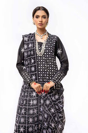 Gul Ahmed Sitara Embroidered Lawn Unstitched 3Pc Suit FE-42089
