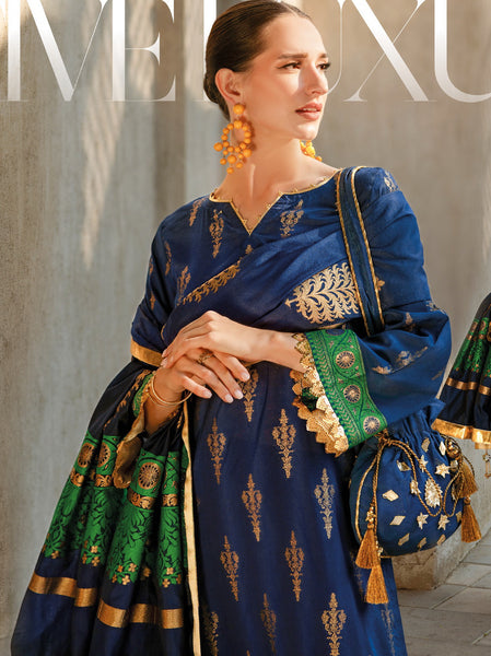 Gul Ahmed Festive Eid Embroidered Jacquard Unstitched 3Pc Suit FE-4200