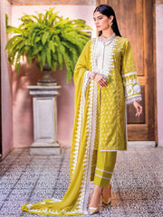 Gul Ahmed Festive Eid Embroidered Jacquard Unstitched 3Pc Suit FE-42018