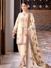 Gul Ahmed Festive Eid Embroidered Jacquard Unstitched 3Pc Suit FE-42073
