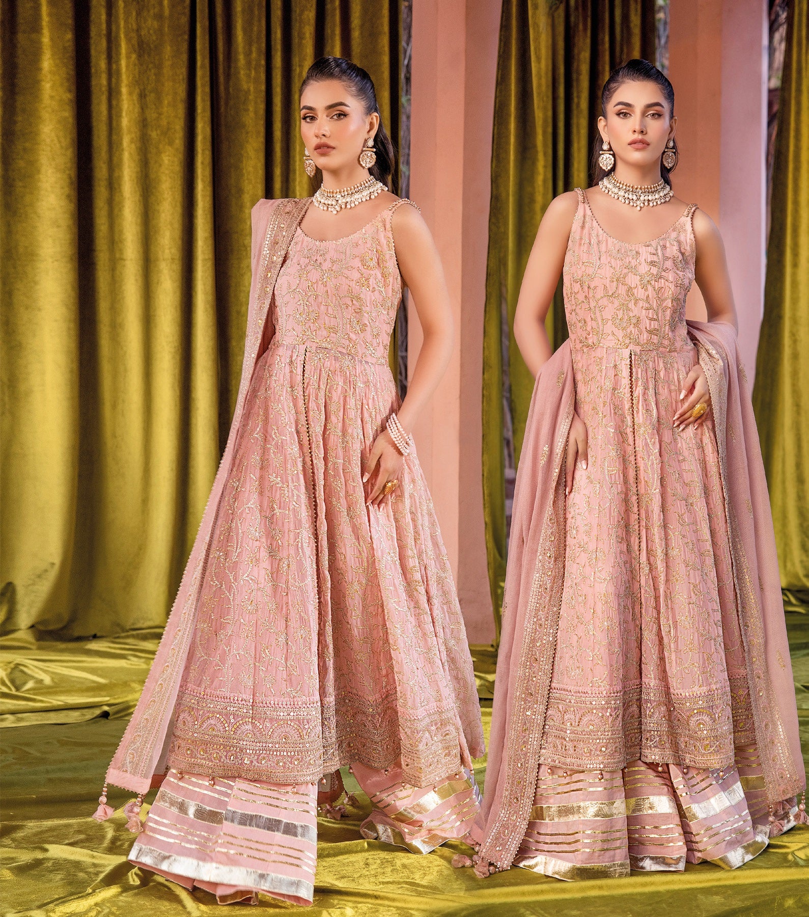 Gul Ahmed Festive Eid Embroidered Chiffon Unstitched 3Pc Suit FE-42081 Gul Ahmed Festive Eid Embroidered Chiffon Unstitched 3Pc Suit FE-42081