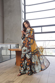 Feathers Whisper Winds Unstitched Printed Lawn 3Pc Suit FELIX-FT488