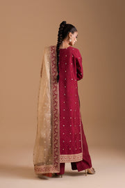 Zariya Afsanay Russian Silk Unstitched 3Pc Suit ZB50037 FERESHTEH