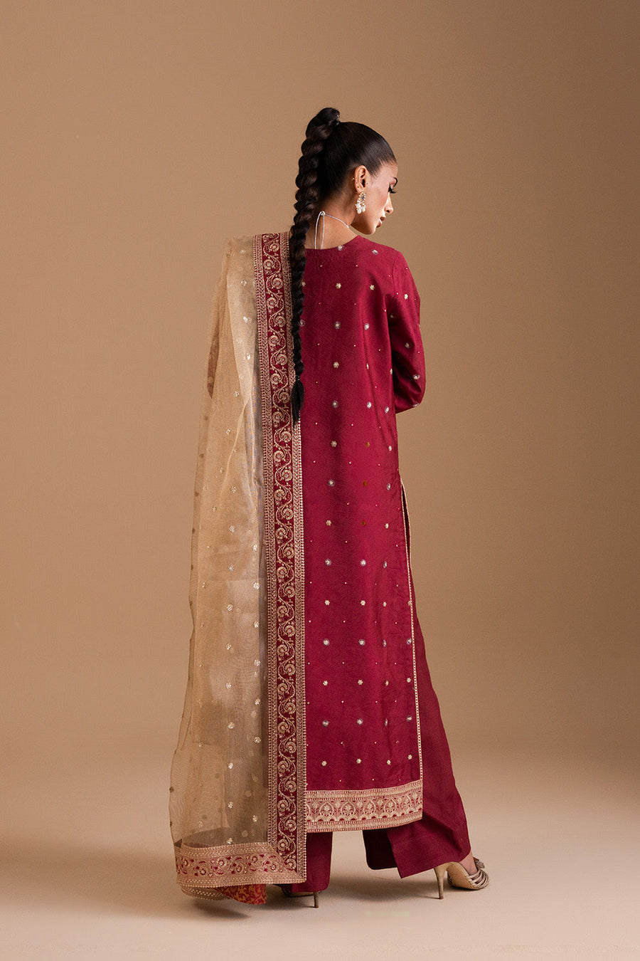 Zariya Afsanay Russian Silk Unstitched 3Pc Suit ZB50037 FERESHTEH