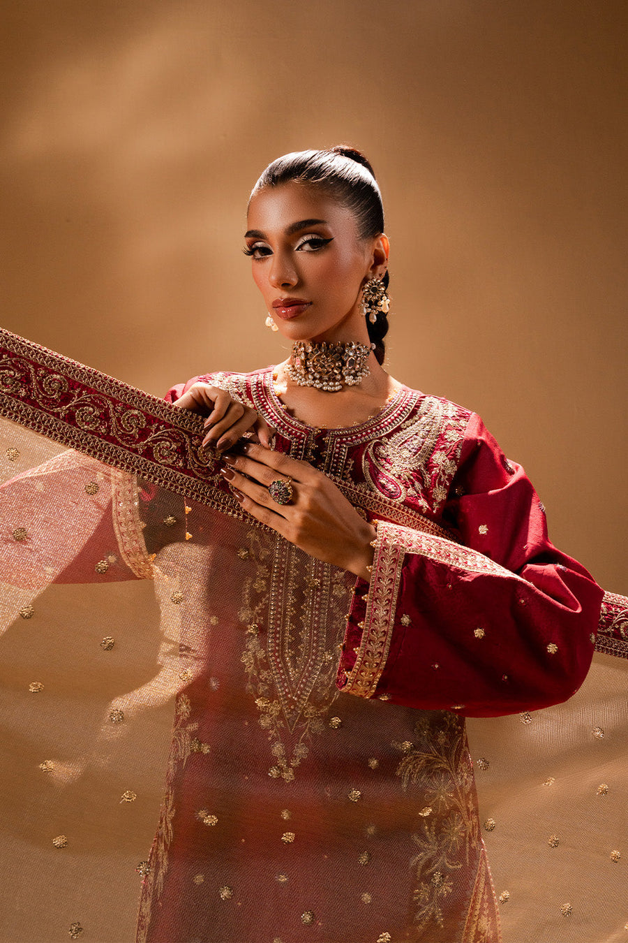 Zariya Afsanay Russian Silk Unstitched 3Pc Suit ZB50037 FERESHTEH