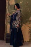Zarposh Jahanara Festive Embroidered Organza Unstitched 3Pc Suit - FEROZAH