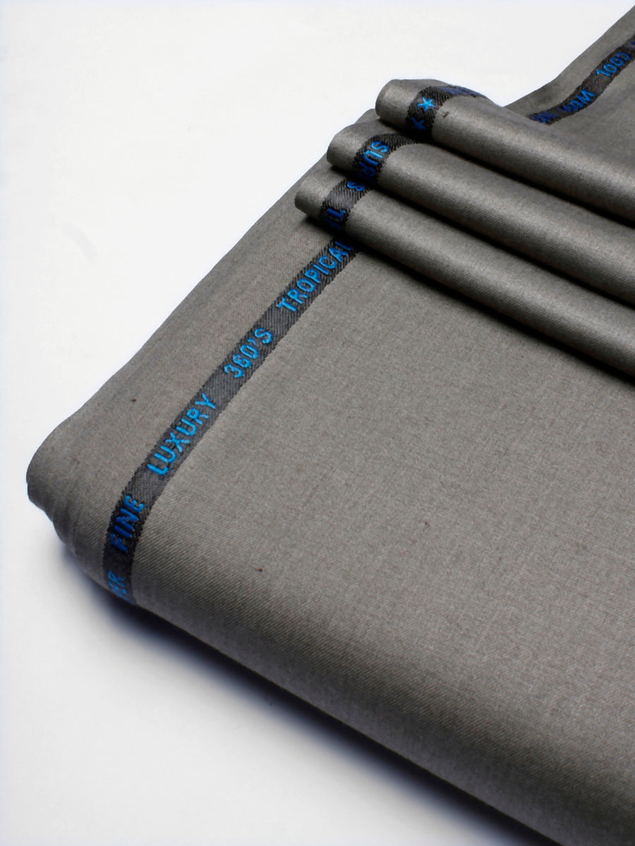 Tropical Italian Mens Unstitched Blended Fabric Suit for Winter CLR-02