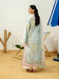 Zarposh Sundaze Embroidered Luxury Lawn Unstitched 3Pc Suit - FIORA