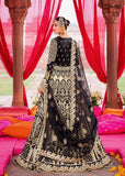 Akbar Aslam Shadmani Embroidered Net Unstitched 3Pc Suit - FIRAAQ