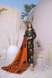 Feathers Digital Printed Khaddar Unstitched 3Pc Suit FIRE FLOWER-FT283