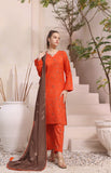 Feathers Digital Printed Khaddar Unstitched 3Pc Suit FIRE OPAL-FT293