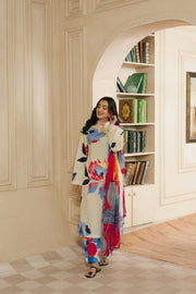 Feathers Dewdrop Unstitched Digital Printed Lawn 3Pc Suit FIROSH-FT470