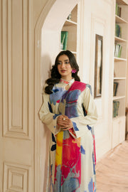 Feathers Dewdrop Unstitched Digital Printed Lawn 3Pc Suit FIROSH-FT470