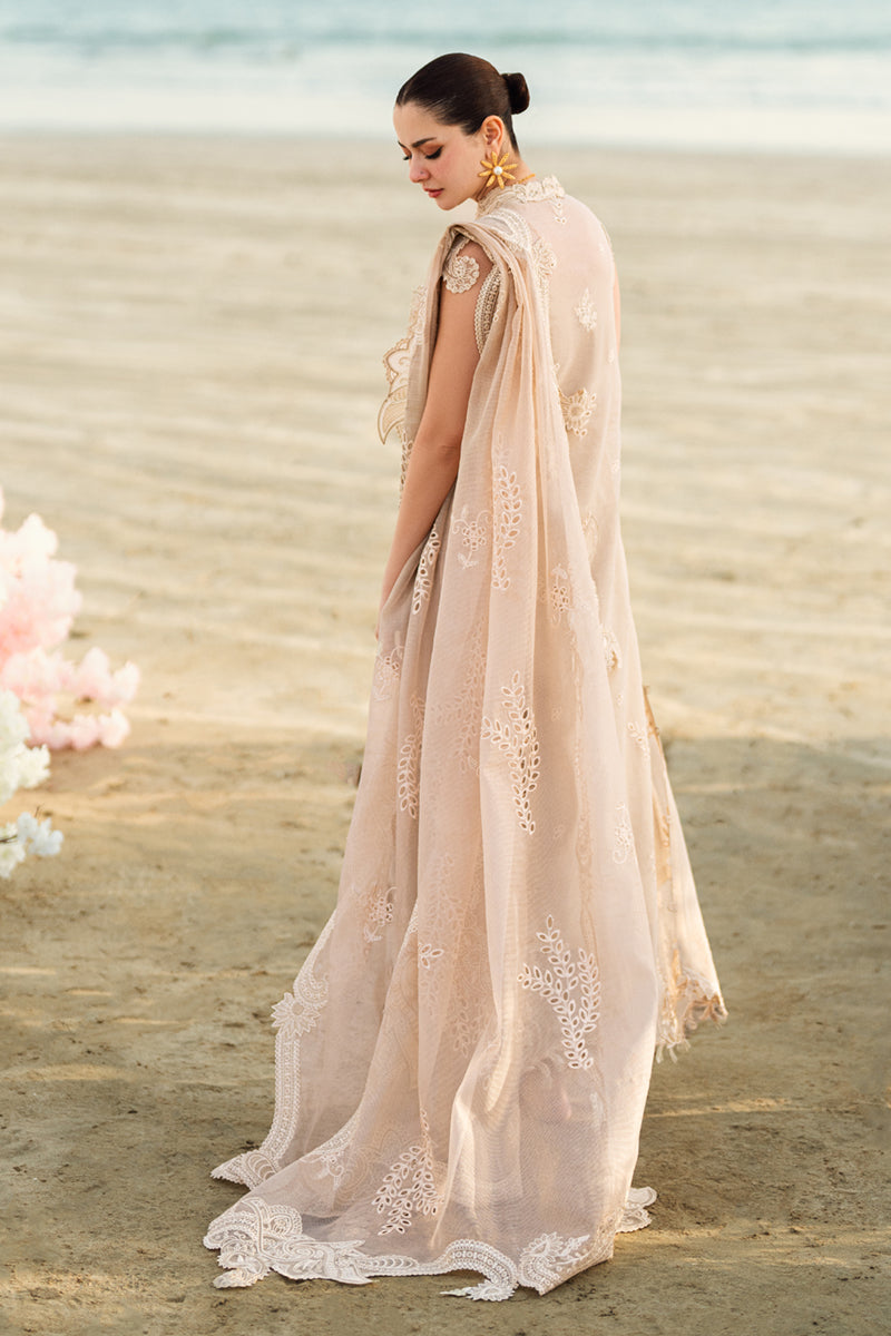 Qalamkar Sahil Embroidered Lawn Unstitched 3Pc Suit FK-01 SOPHIA