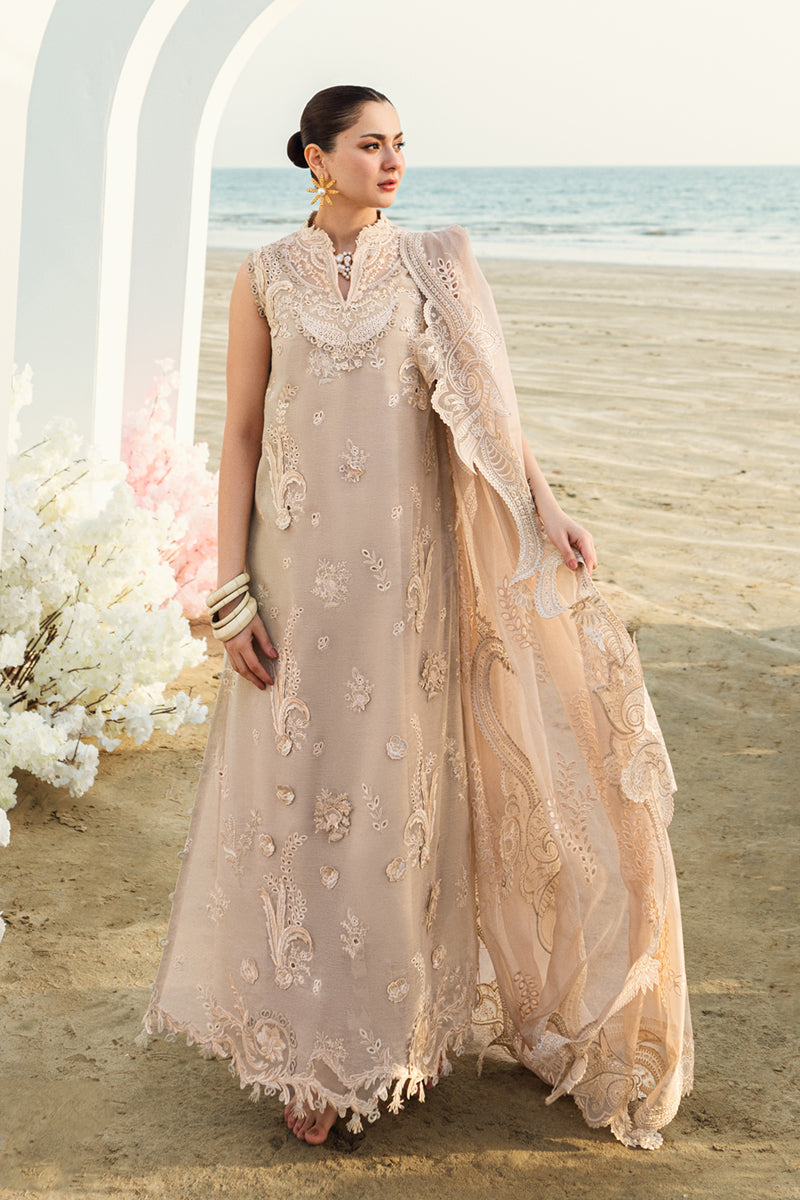 Qalamkar Sahil Embroidered Lawn Unstitched 3Pc Suit FK-01 SOPHIA