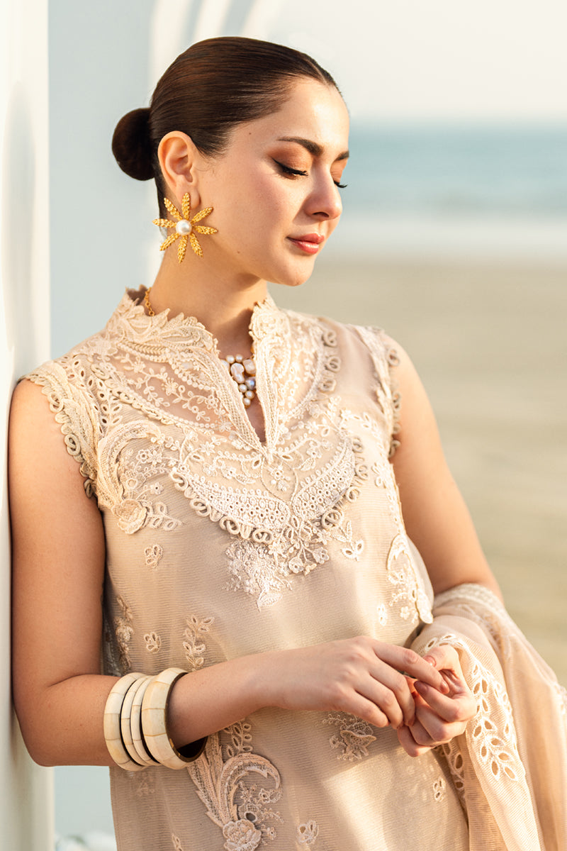 Qalamkar Sahil Embroidered Lawn Unstitched 3Pc Suit FK-01 SOPHIA