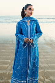 Qalamkar Sahil Embroidered Lawn Unstitched 3Pc Suit FK-03 VICTORIA