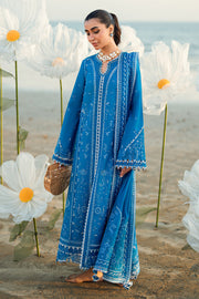 Qalamkar Sahil Embroidered Lawn Unstitched 3Pc Suit FK-03 VICTORIA