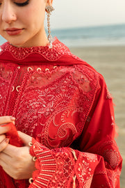 Qalamkar Sahil Embroidered Lawn Unstitched 3Pc Suit FK-07 BELLA