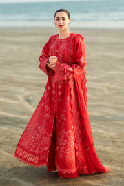 Qalamkar Sahil Embroidered Lawn Unstitched 3Pc Suit FK-07 BELLA