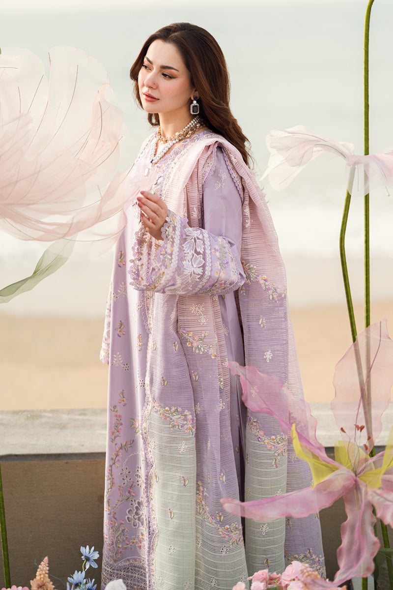 Qalamkar Sahil Embroidered Lawn Unstitched 3Pc Suit FK-09 EVELYN