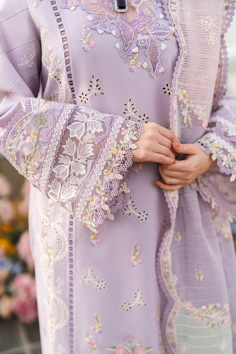 Qalamkar Sahil Embroidered Lawn Unstitched 3Pc Suit FK-09 EVELYN